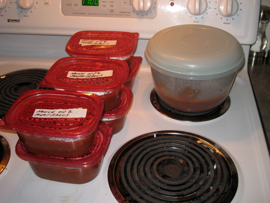 Freezing The Sauce And Meatballs