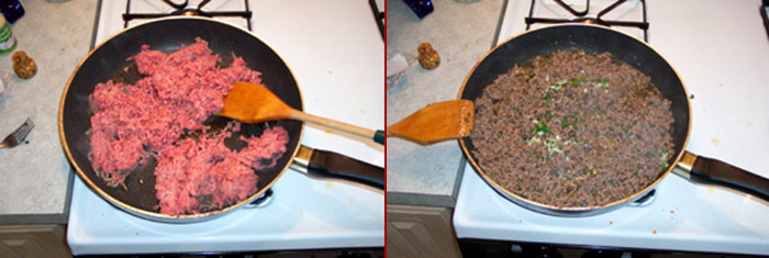 Spaghetti sauce meat sauce