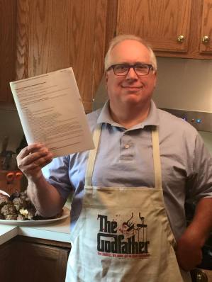 Dave making The Godfather Sunday Gravy!