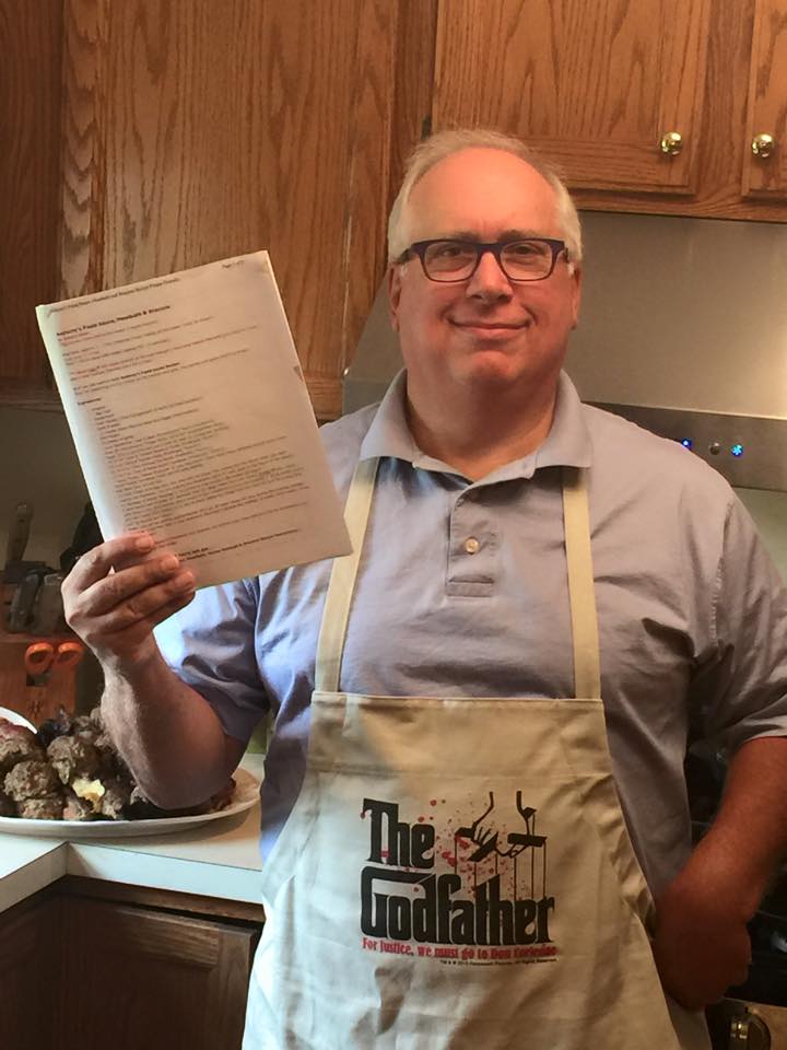 Dave making The Godfather Sunday Gravy!